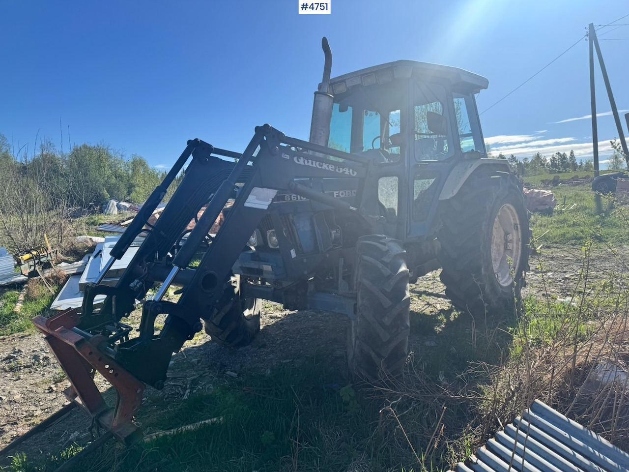 1987 Ford 6610 4x4 w/ Front loader. - جرار: صورة 5 1987 Ford 6610 4x4 w/ Front loader. - جرار: صورة 5