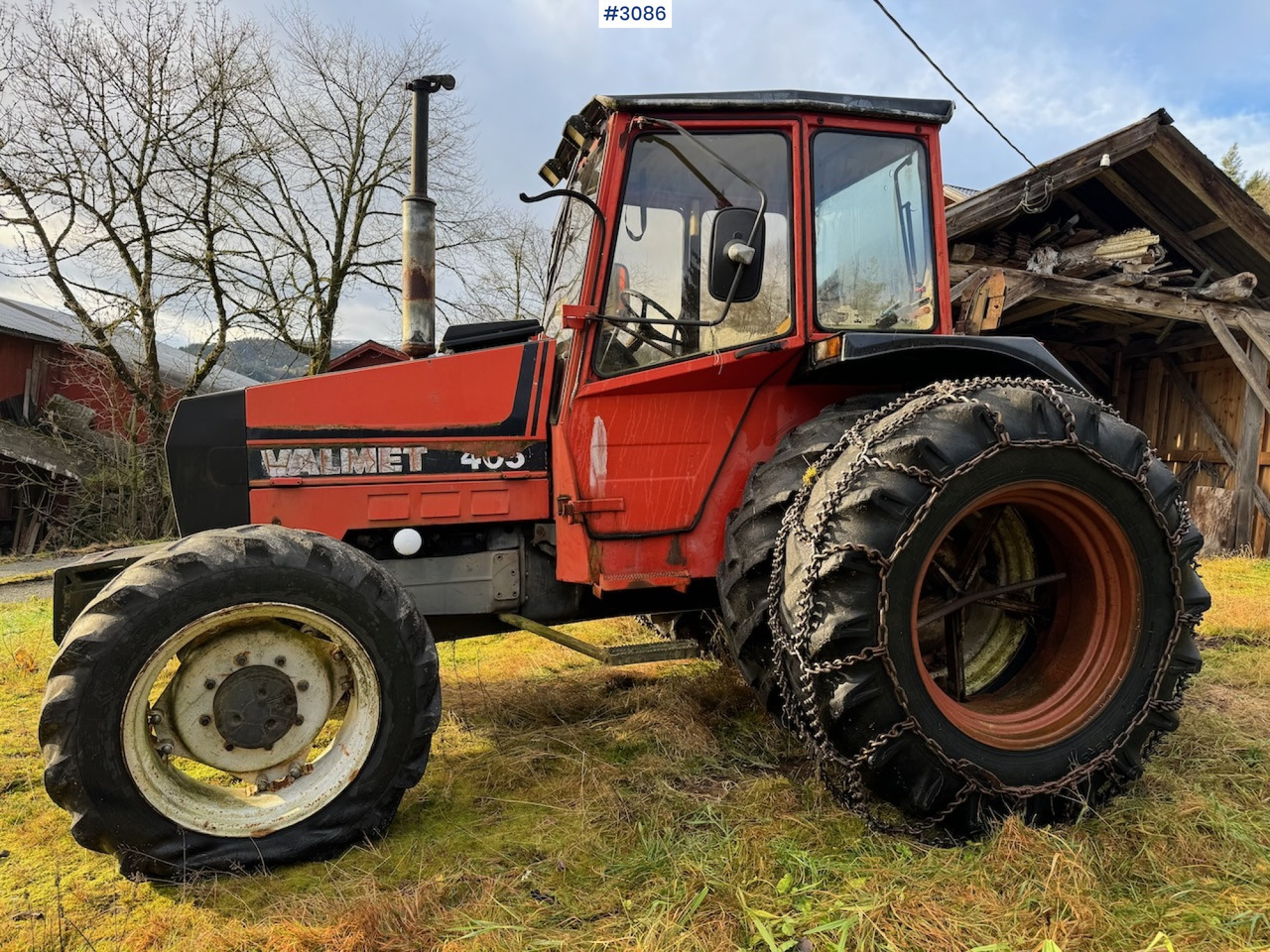 1987 Valmet 405 w/twin wheels - جرار: صورة 1 1987 Valmet 405 w/twin wheels - جرار: صورة 1