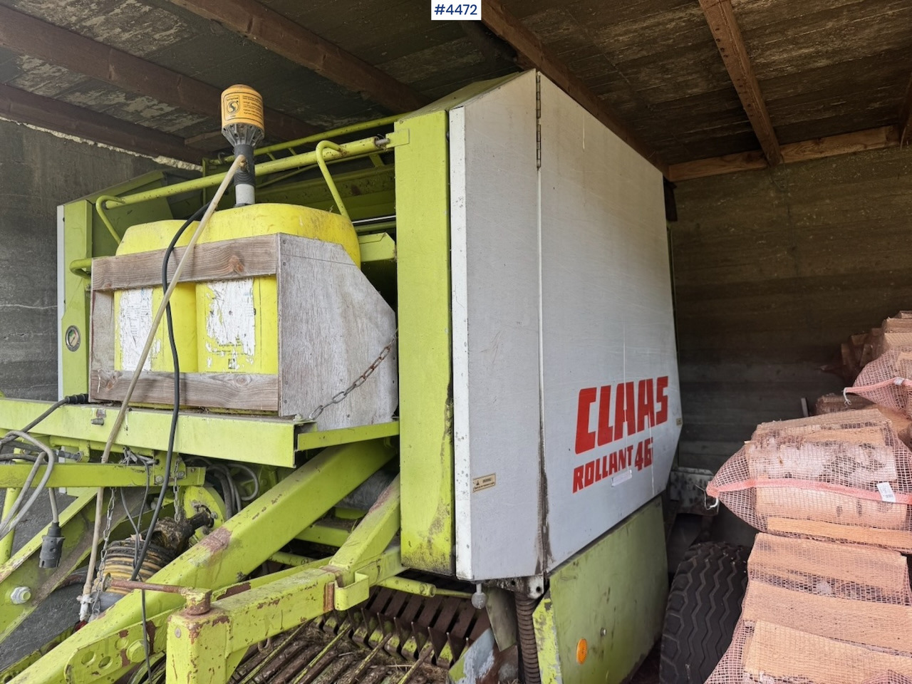 1990 Claas Rollant 46 Round Baler - معدات تيبيس التبن: صورة 3 1990 Claas Rollant 46 Round Baler - معدات تيبيس التبن: صورة 3