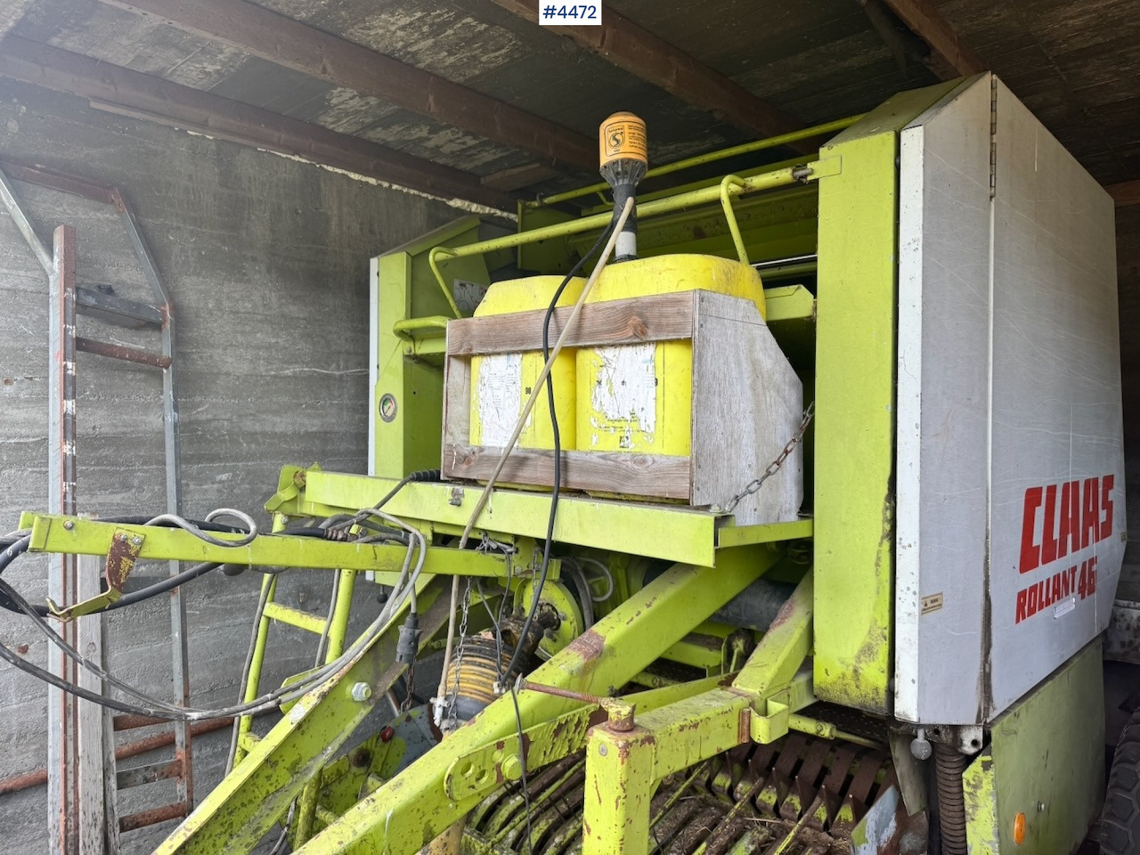 1990 Claas Rollant 46 Round Baler - معدات تيبيس التبن: صورة 4 1990 Claas Rollant 46 Round Baler - معدات تيبيس التبن: صورة 4