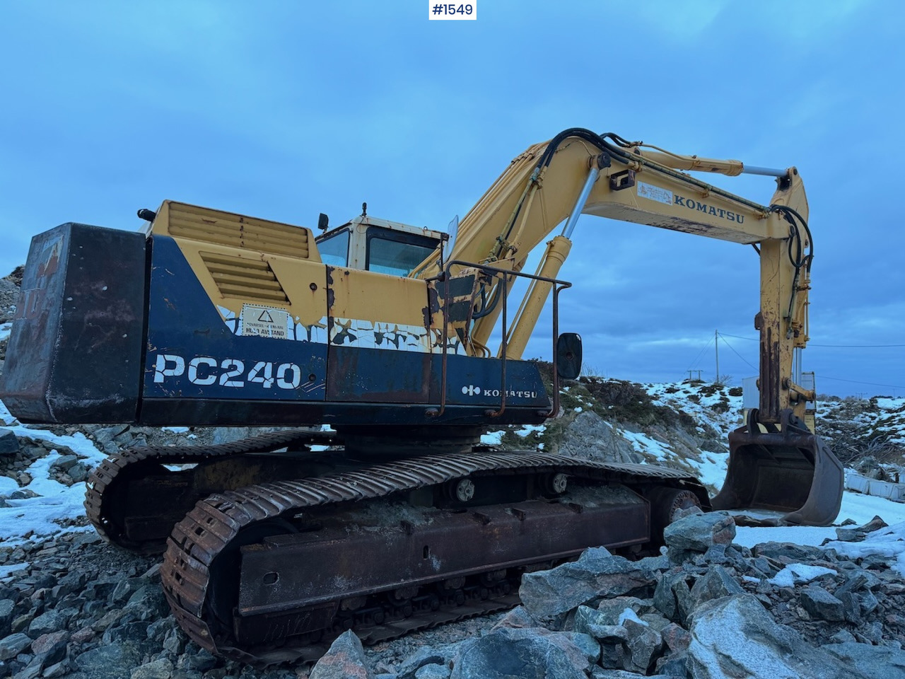 حفار زحاف 1993 Komatsu PC240-5K excavator: صورة 1
