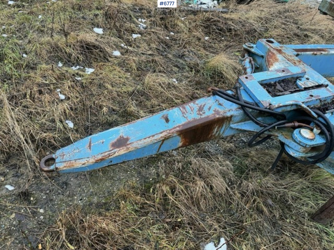 جرار 1993 Valmet 8100 with Hiab FMV crane and log trailer: صورة 20