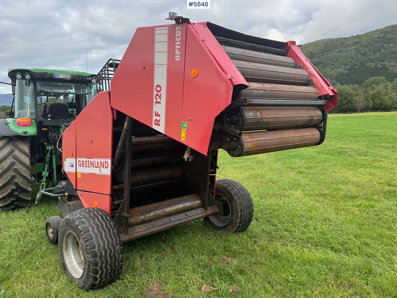 1996 Greenland RF120 round baler. WATCH THE VIDEO! - معدات تيبيس التبن: صورة 4 1996 Greenland RF120 round baler. WATCH THE VIDEO! - معدات تيبيس التبن: صورة 4