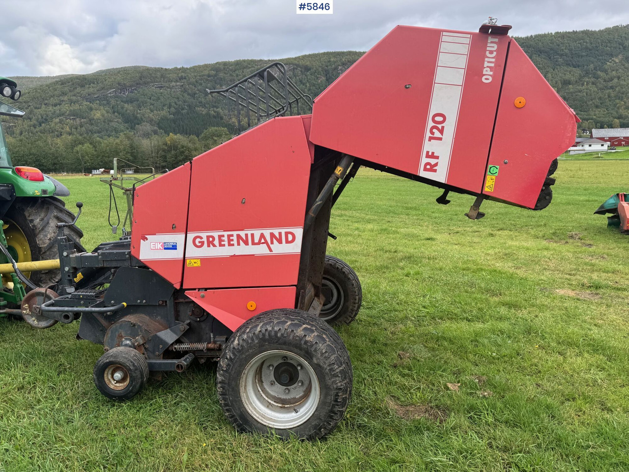 1996 Greenland RF120 round baler. WATCH THE VIDEO! - معدات تيبيس التبن: صورة 5 1996 Greenland RF120 round baler. WATCH THE VIDEO! - معدات تيبيس التبن: صورة 5