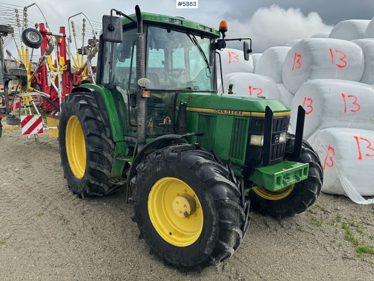 1996 John Deere 6400 4x4 w/ front loader. - جرار: صورة 2 1996 John Deere 6400 4x4 w/ front loader. - جرار: صورة 2