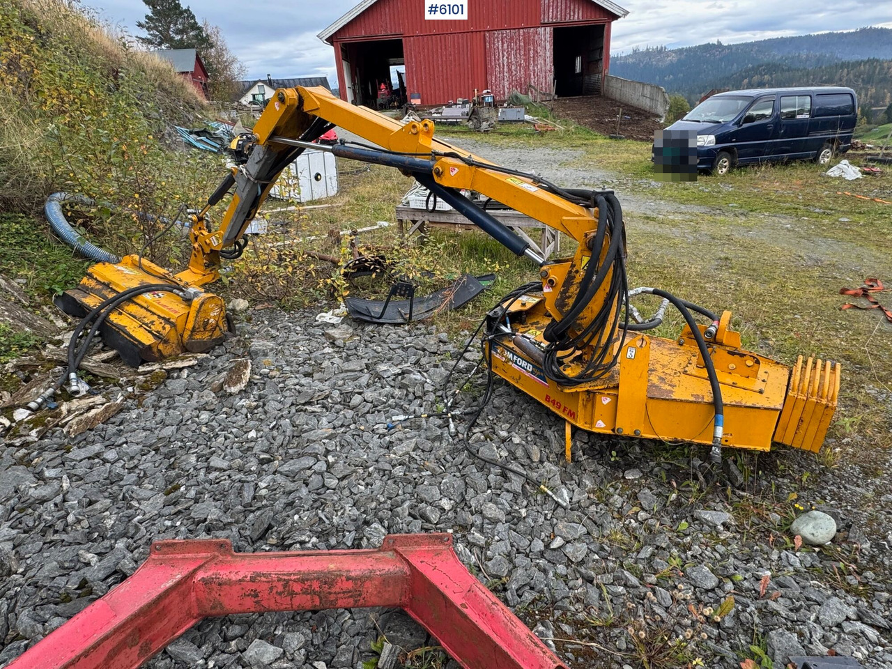 1997 Bomford Turner B49 FM - معدات حرث التربة: صورة 3 1997 Bomford Turner B49 FM - معدات حرث التربة: صورة 3