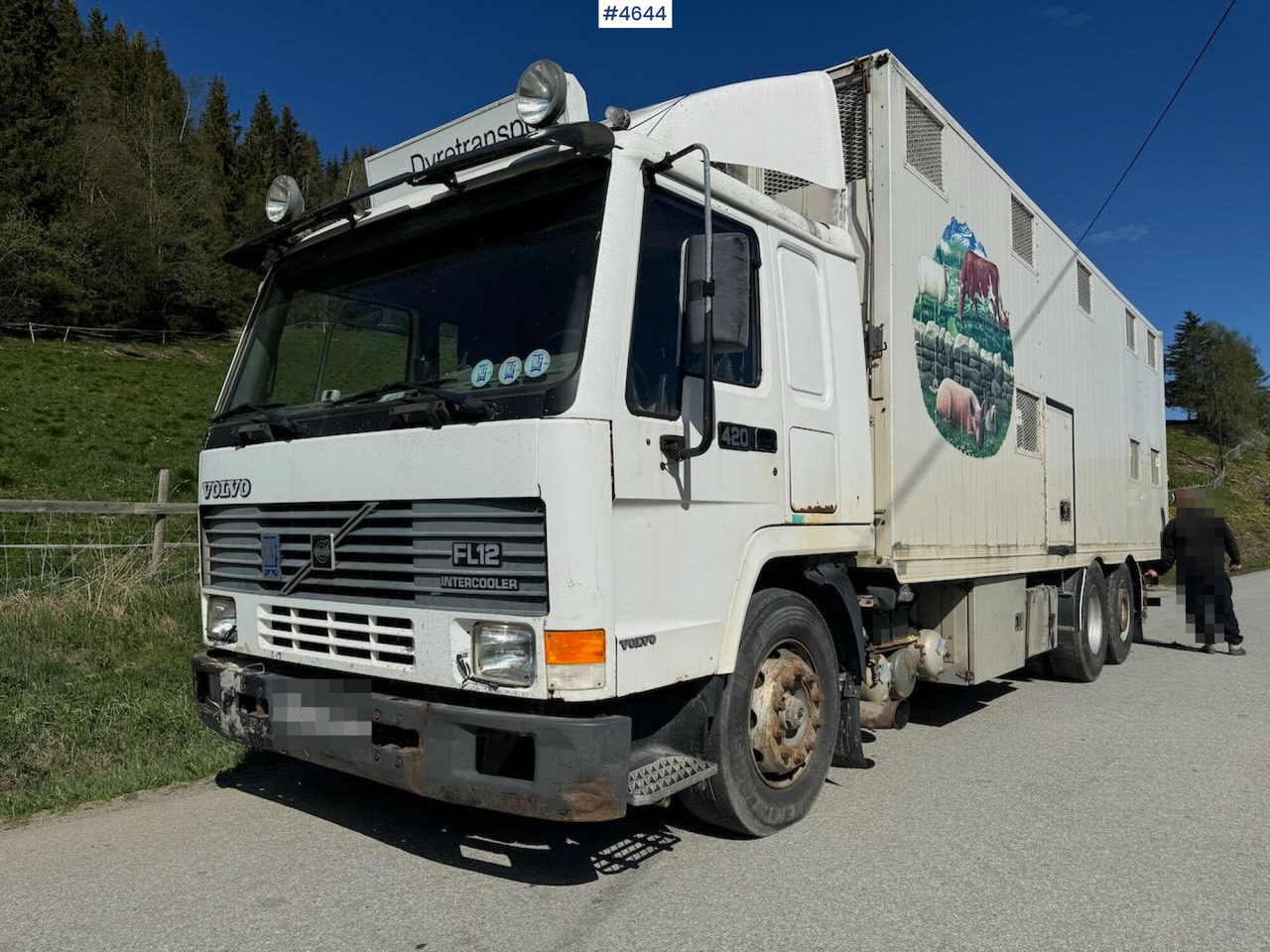 1997 Volvo FL12 6x2 Dyretransportbil - شاحنة نقل المواشي: صورة 3 1997 Volvo FL12 6x2 Dyretransportbil - شاحنة نقل المواشي: صورة 3