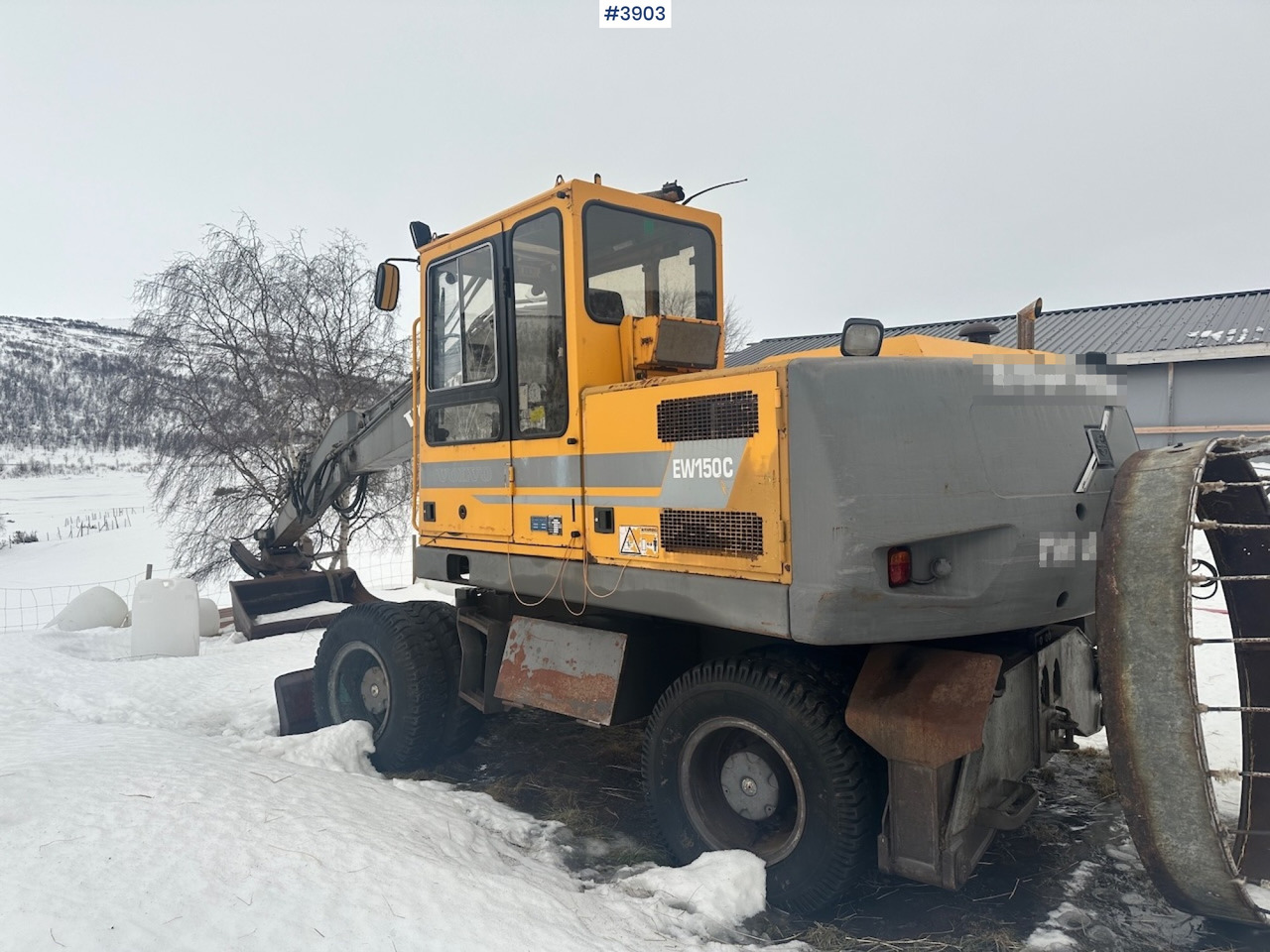 1998 Volvo EW150C wheel digger rep object w/ sanding bucket - حفارة: صورة 4 1998 Volvo EW150C wheel digger rep object w/ sanding bucket - حفارة: صورة 4