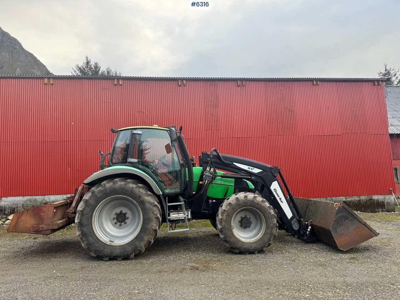 1999 Deutz Agrotron 150 w/ bucket and Front loader from 2020. - جرار: صورة 3 1999 Deutz Agrotron 150 w/ bucket and Front loader from 2020. - جرار: صورة 3