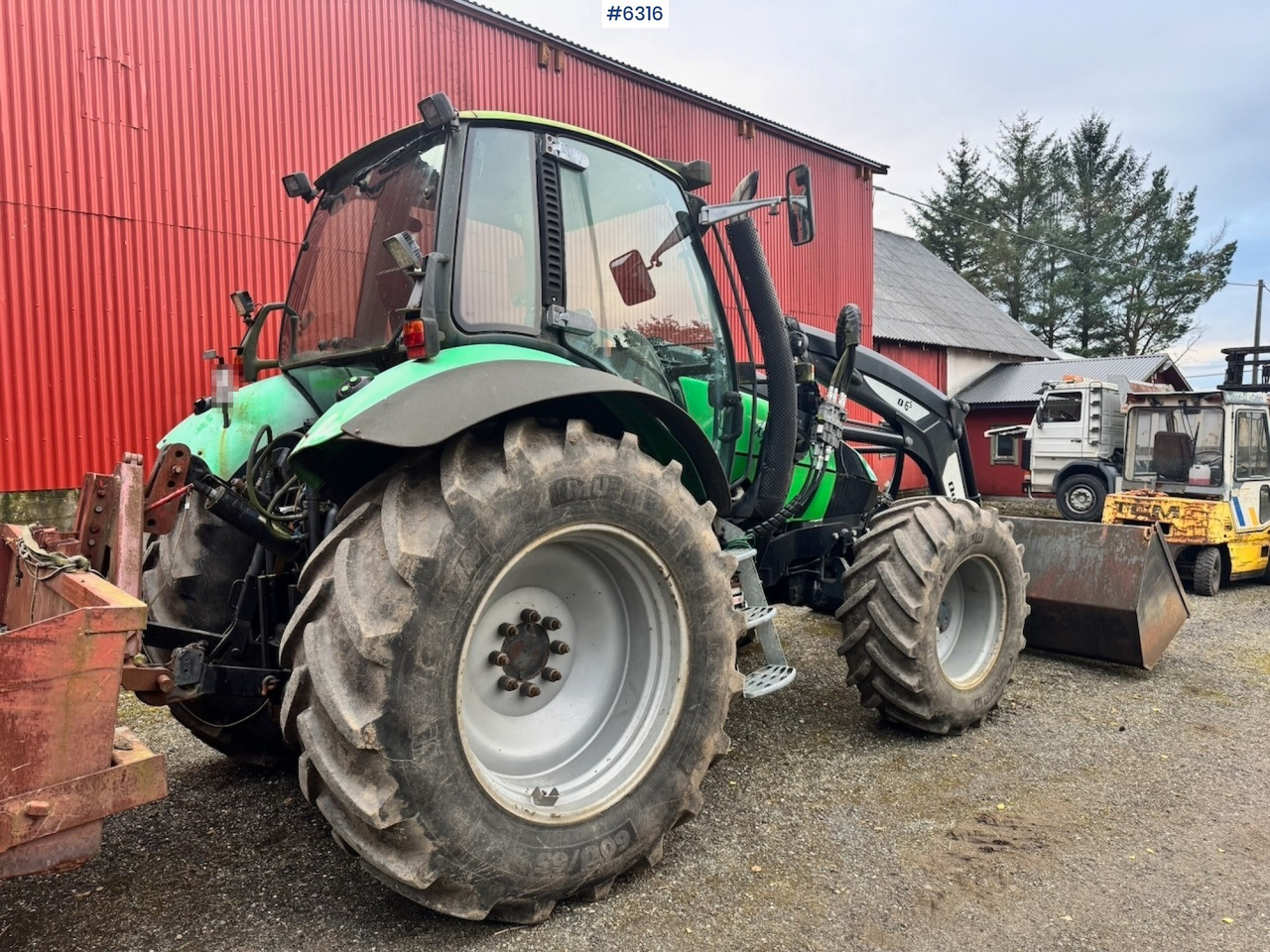 1999 Deutz Agrotron 150 w/ bucket and Front loader from 2020. - جرار: صورة 4 1999 Deutz Agrotron 150 w/ bucket and Front loader from 2020. - جرار: صورة 4