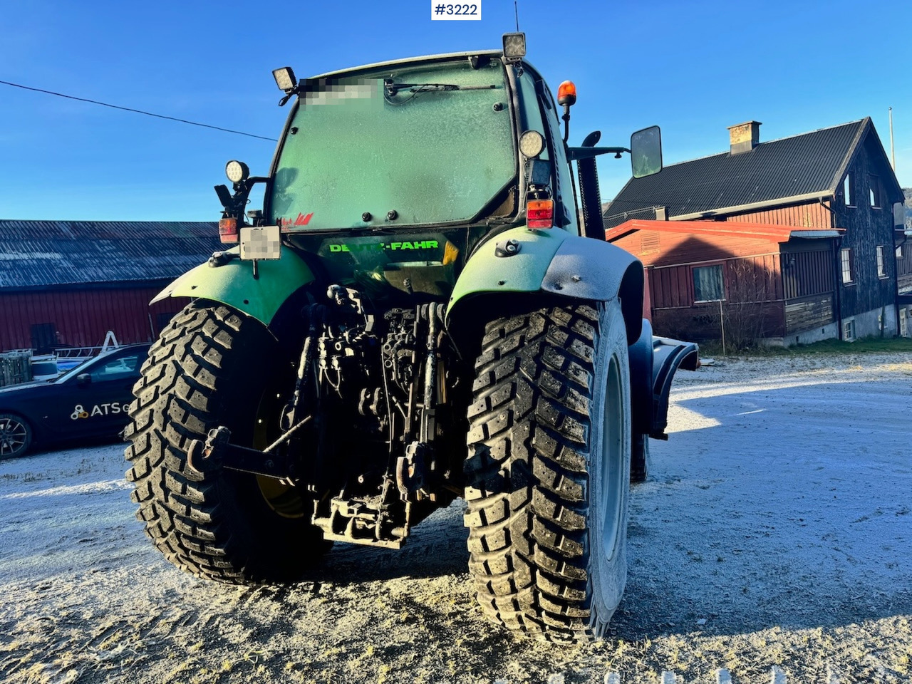 2001 Deutz-Fahr Agrotron 120 4x4 tractor with front loader, 2 sets of tires, snowplow mount, and blade. - جرار: صورة 3 2001 Deutz-Fahr Agrotron 120 4x4 tractor with front loader, 2 sets of tires, snowplow mount, and blade. - جرار: صورة 3
