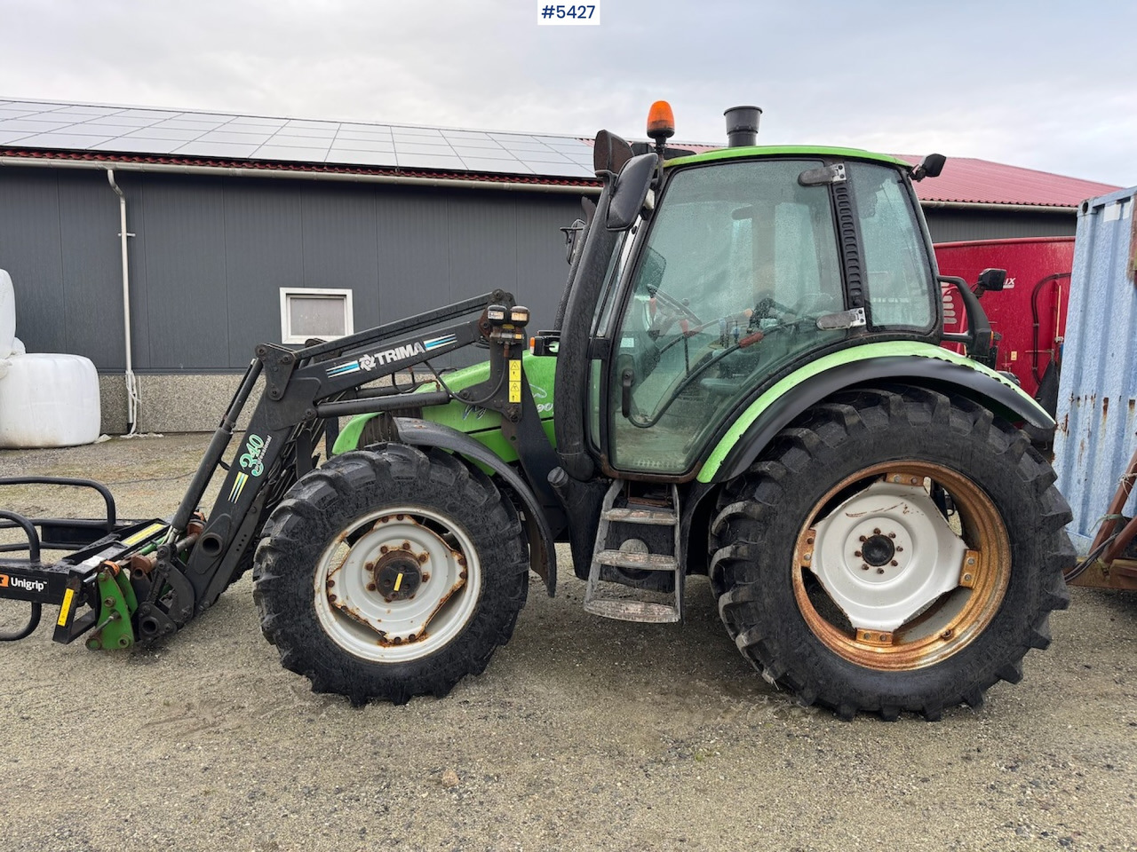 2001 Deutz Fahr Agrotron 90 w/front loader. - جرار: صورة 1 2001 Deutz Fahr Agrotron 90 w/front loader. - جرار: صورة 1