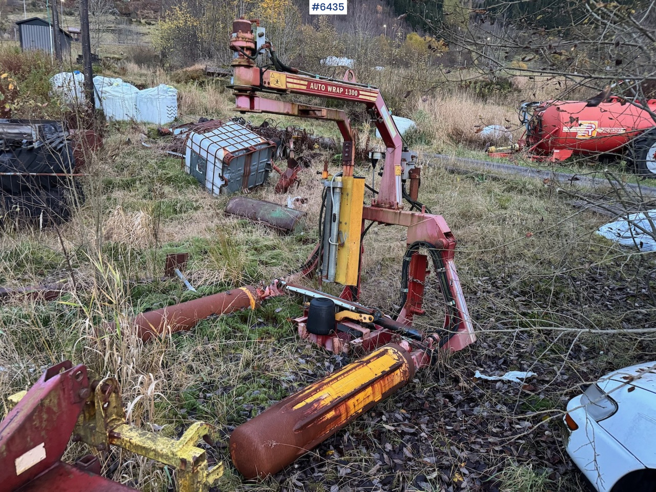 2001 Tellefsdal Auto Wrap 1300 Round bale wrapper. - معدات تيبيس التبن: صورة 1 2001 Tellefsdal Auto Wrap 1300 Round bale wrapper. - معدات تيبيس التبن: صورة 1