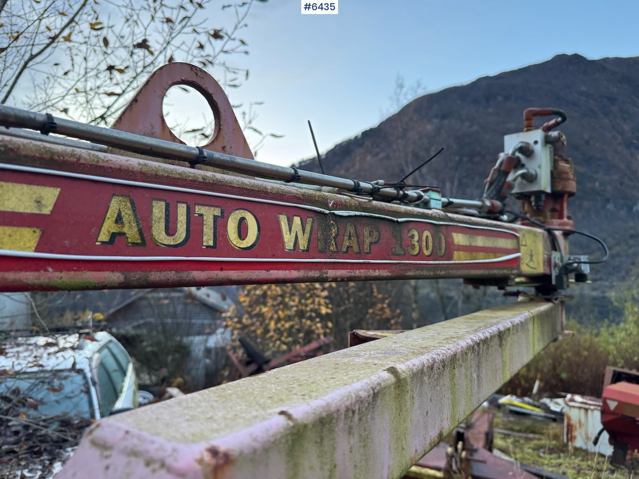 2001 Tellefsdal Auto Wrap 1300 Round bale wrapper. - معدات تيبيس التبن: صورة 3 2001 Tellefsdal Auto Wrap 1300 Round bale wrapper. - معدات تيبيس التبن: صورة 3