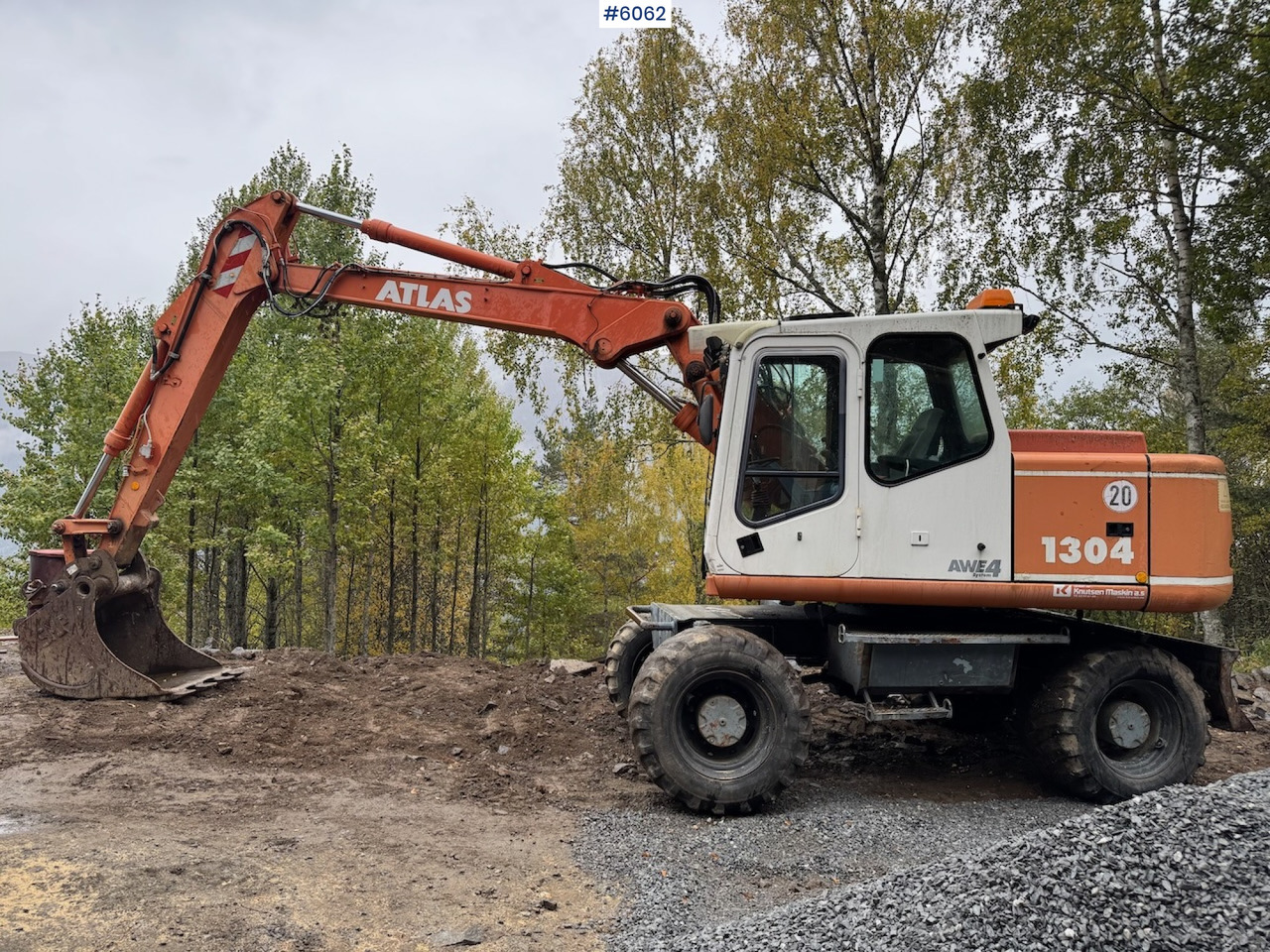 2002 Atlas 1304 w/ 1 backhoe bucket Low Hours! - حفارة: صورة 1 2002 Atlas 1304 w/ 1 backhoe bucket Low Hours! - حفارة: صورة 1