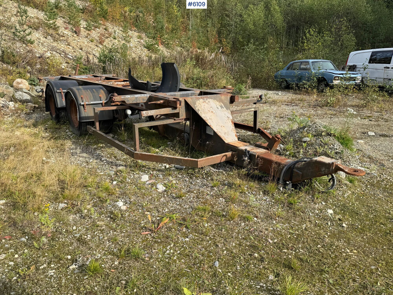 2002 Istrail container trailer. Repair object. - مقطورة مسطحة منخفضة: صورة 1 2002 Istrail container trailer. Repair object. - مقطورة مسطحة منخفضة: صورة 1