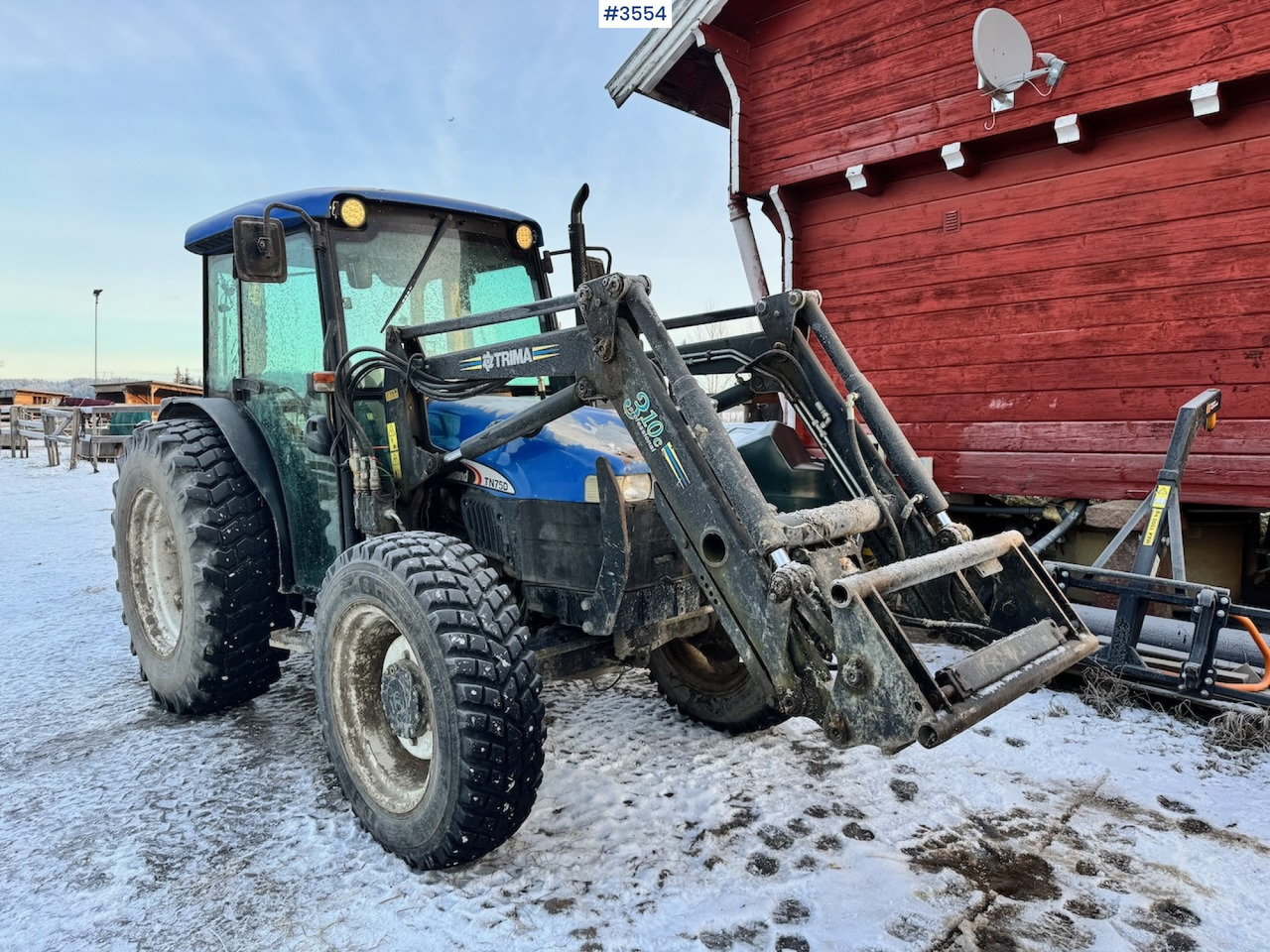 2003 New Holland TN75D 4x4 w/ Front Loader. 4000 hours! - جرار: صورة 1 2003 New Holland TN75D 4x4 w/ Front Loader. 4000 hours! - جرار: صورة 1