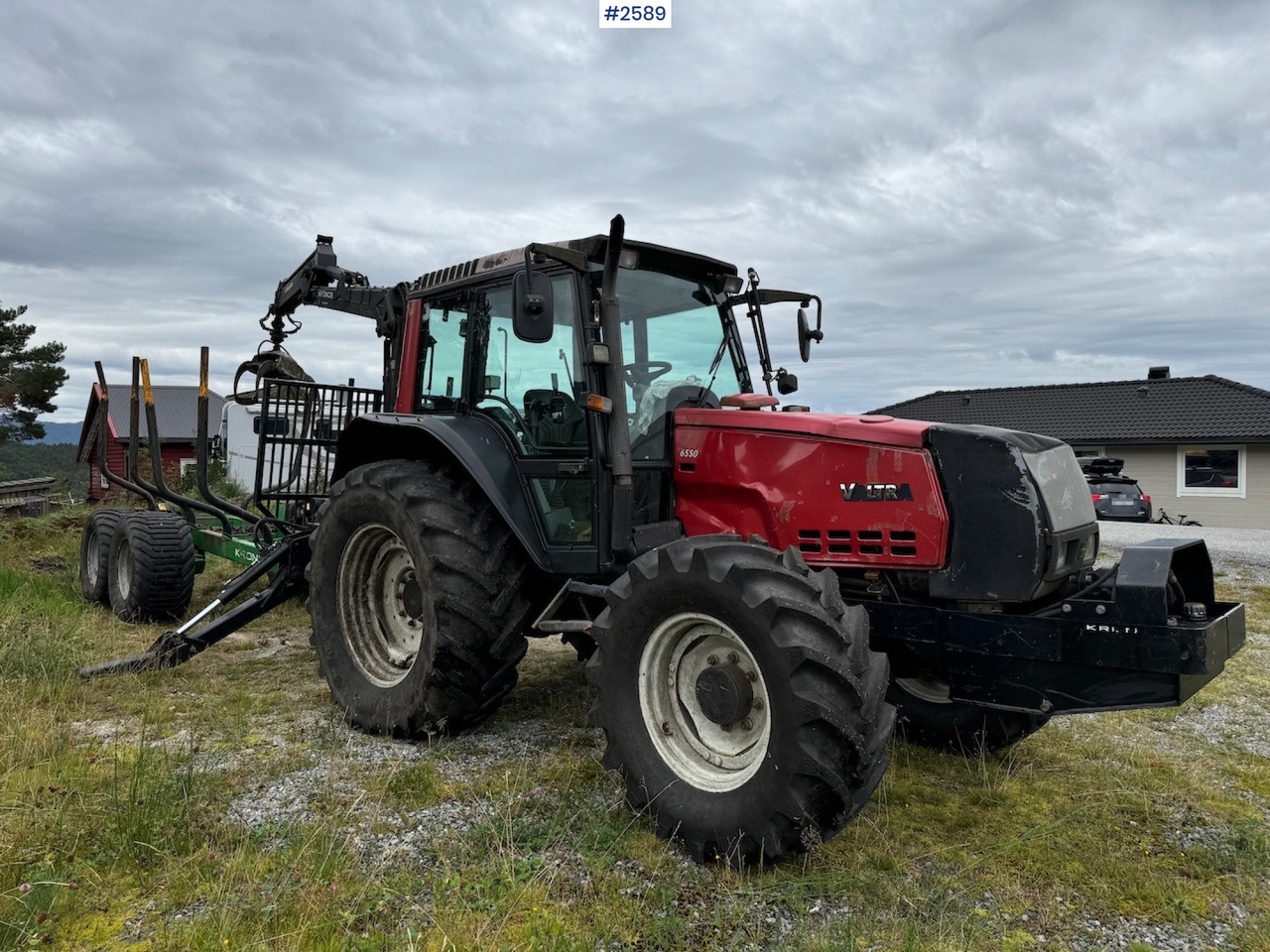 2005 Valtra 6550 Turbo with Kronos 120H 4WD B - جرار: صورة 4 2005 Valtra 6550 Turbo with Kronos 120H 4WD B - جرار: صورة 4