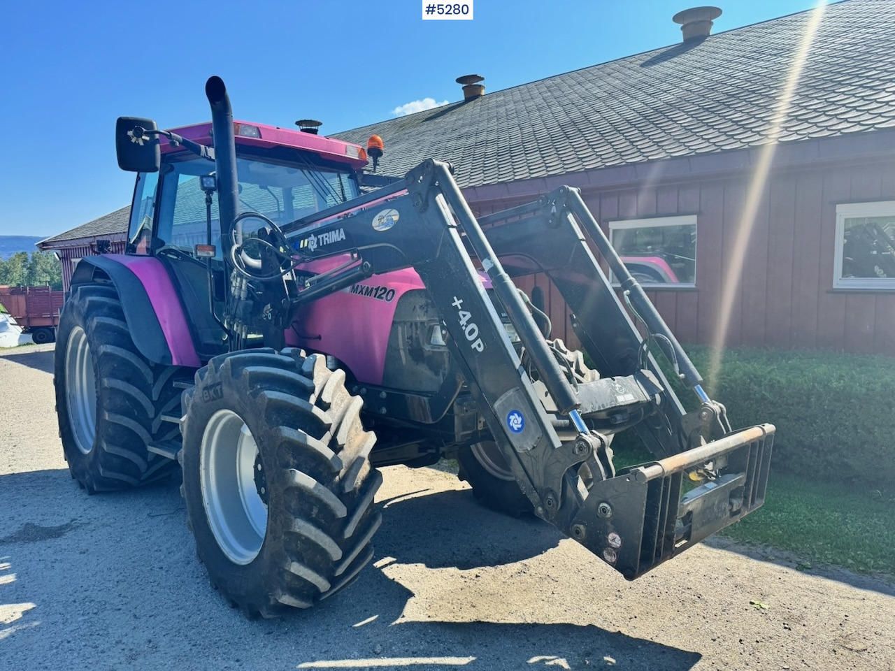 2006 Case MXM120 4x4 with front loader - جرار: صورة 3 2006 Case MXM120 4x4 with front loader - جرار: صورة 3