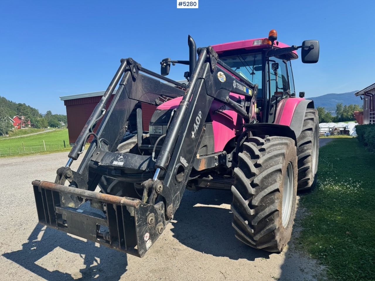 2006 Case MXM120 4x4 with front loader - جرار: صورة 2 2006 Case MXM120 4x4 with front loader - جرار: صورة 2