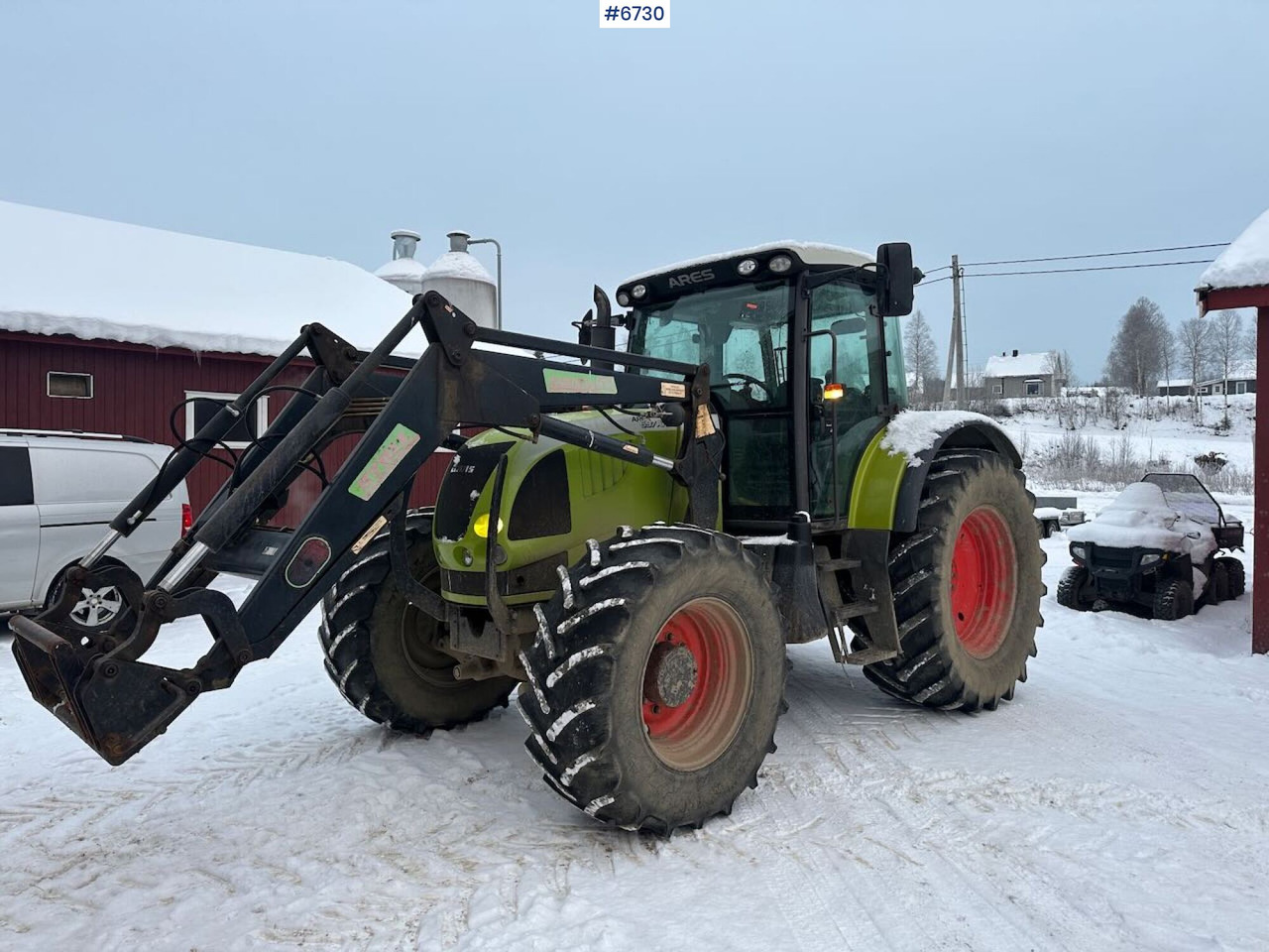 2007 Claas Ares 697 4x4 with front loader. SEE VIDEO. - جرار: صورة 1 2007 Claas Ares 697 4x4 with front loader. SEE VIDEO. - جرار: صورة 1