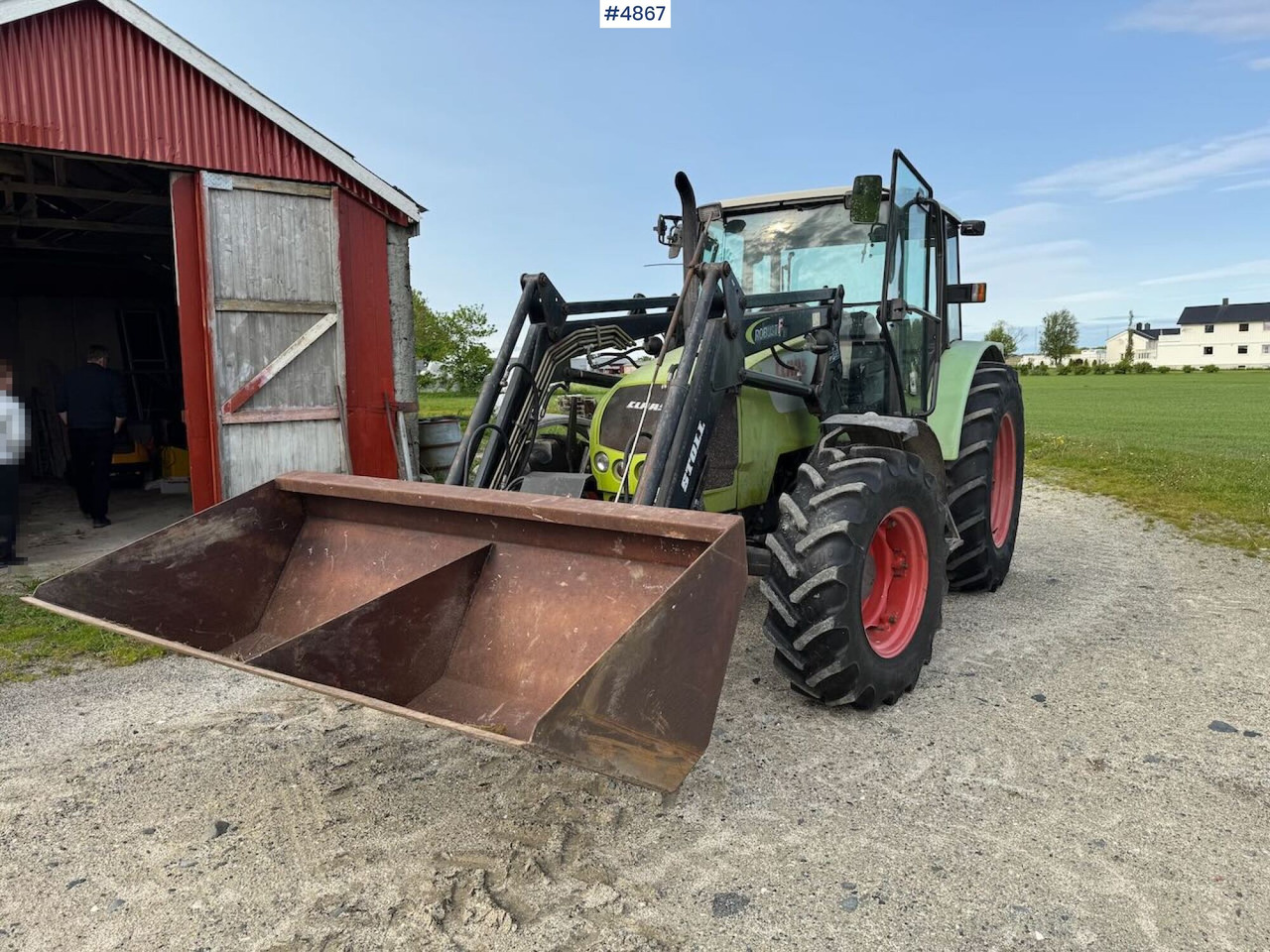 2007 Claas Celtis 446 with front loader, pallet forks, and bucket - جرار: صورة 2 2007 Claas Celtis 446 with front loader, pallet forks, and bucket - جرار: صورة 2