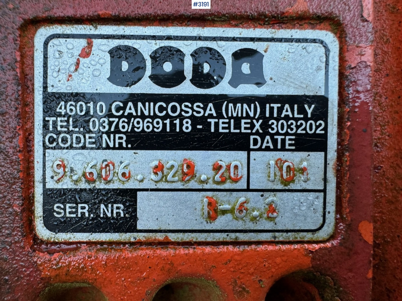 معدات التسميد 2007 Doda Centrifugal pump: صورة 6