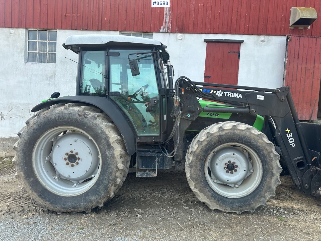 2008 Deutz-Fahr Agrofarm 100 traktor w/ Trima Front loader. See hours! - جرار: صورة 2 2008 Deutz-Fahr Agrofarm 100 traktor w/ Trima Front loader. See hours! - جرار: صورة 2