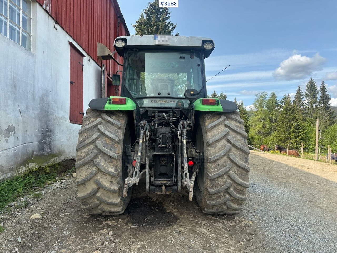 2008 Deutz-Fahr Agrofarm 100 traktor w/ Trima Front loader. See hours! - جرار: صورة 4 2008 Deutz-Fahr Agrofarm 100 traktor w/ Trima Front loader. See hours! - جرار: صورة 4