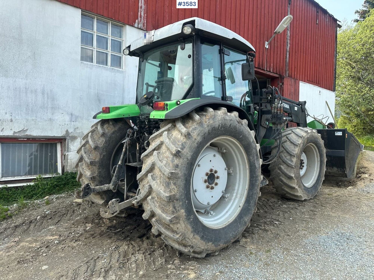 2008 Deutz-Fahr Agrofarm 100 traktor w/ Trima Front loader. See hours! - جرار: صورة 3 2008 Deutz-Fahr Agrofarm 100 traktor w/ Trima Front loader. See hours! - جرار: صورة 3