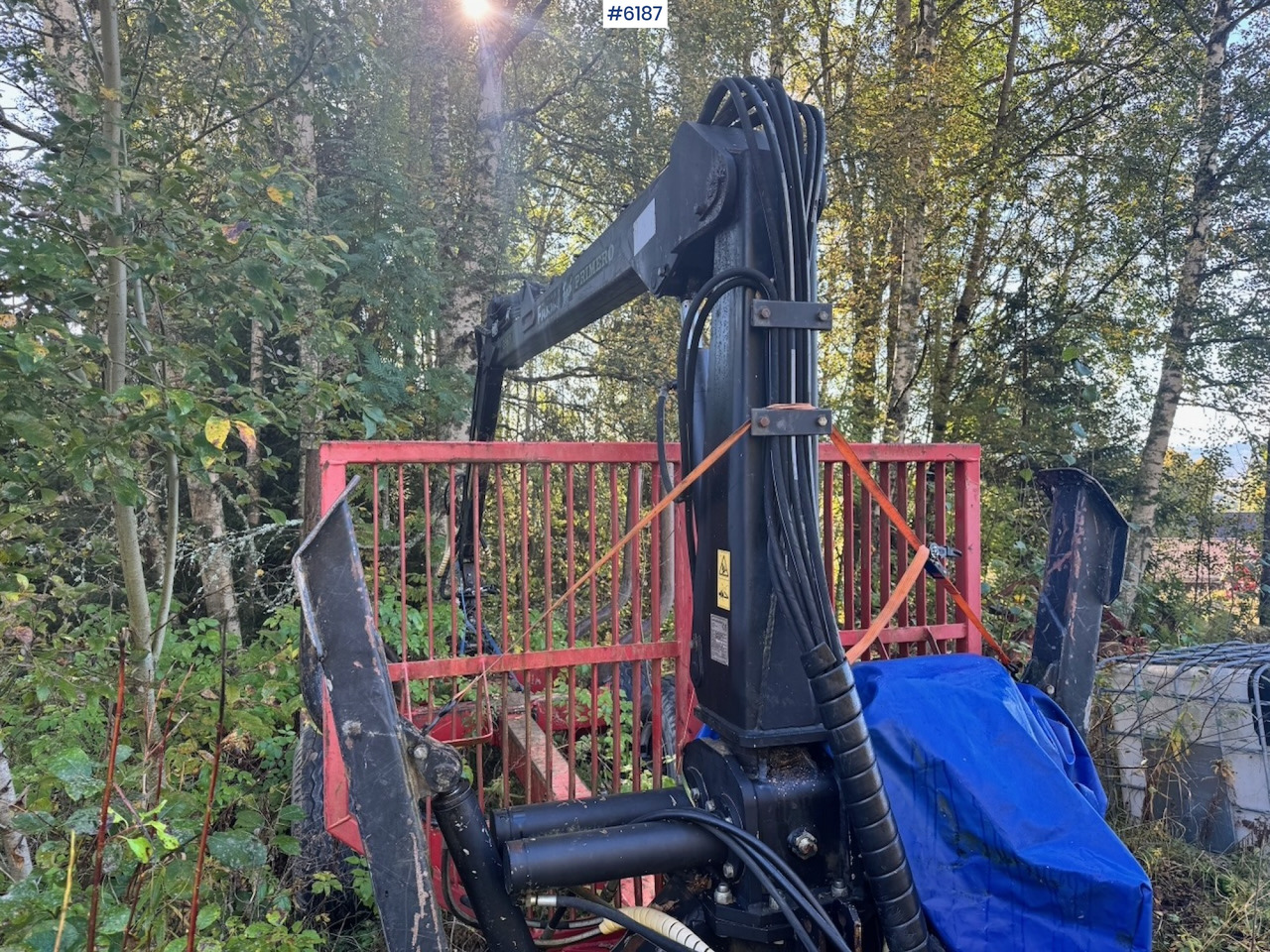 مقطورة اخشاب 2008 Farmi Primero 3967 Timber trailer.: صورة 10