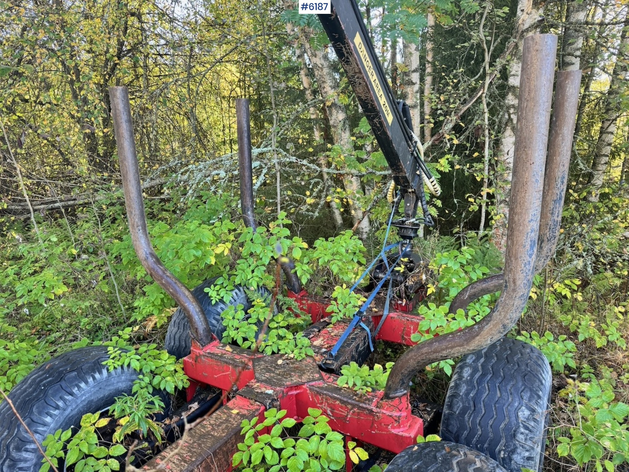 مقطورة اخشاب 2008 Farmi Primero 3967 Timber trailer.: صورة 8