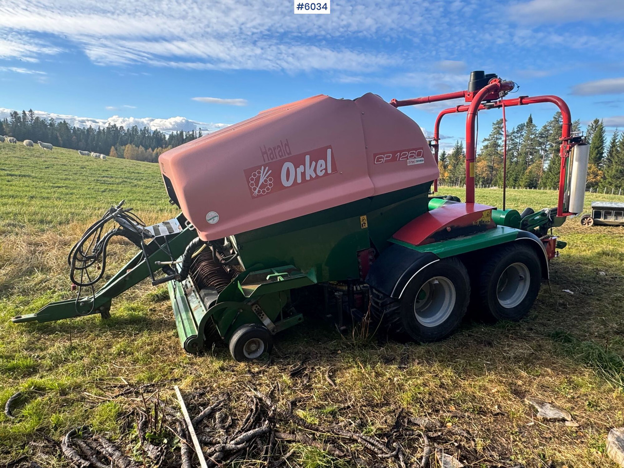 2008 Orkel 1260 round baler - معدات تيبيس التبن: صورة 5 2008 Orkel 1260 round baler - معدات تيبيس التبن: صورة 5