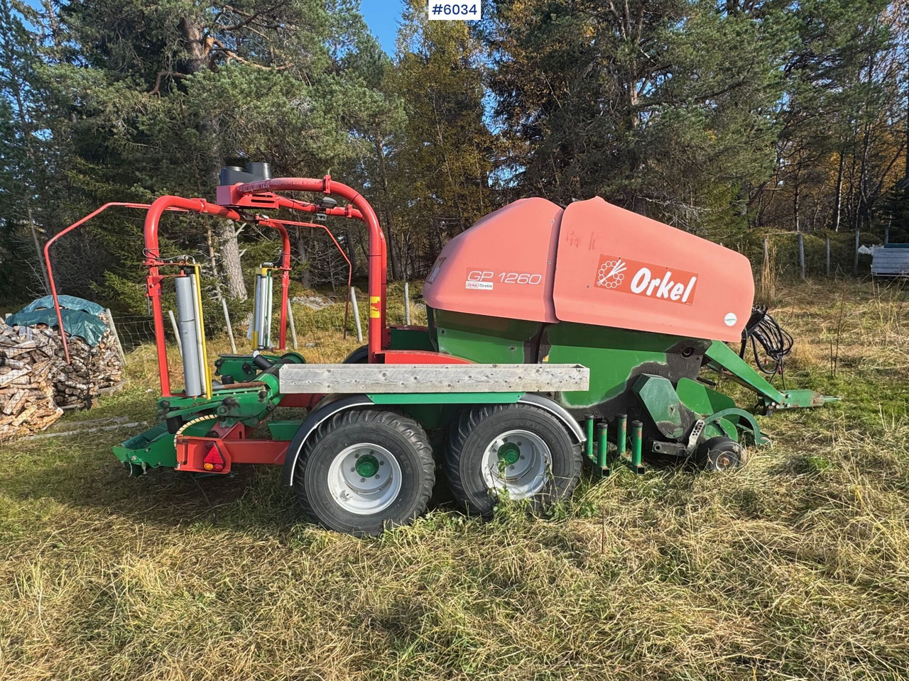 2008 Orkel 1260 round baler - معدات تيبيس التبن: صورة 4 2008 Orkel 1260 round baler - معدات تيبيس التبن: صورة 4