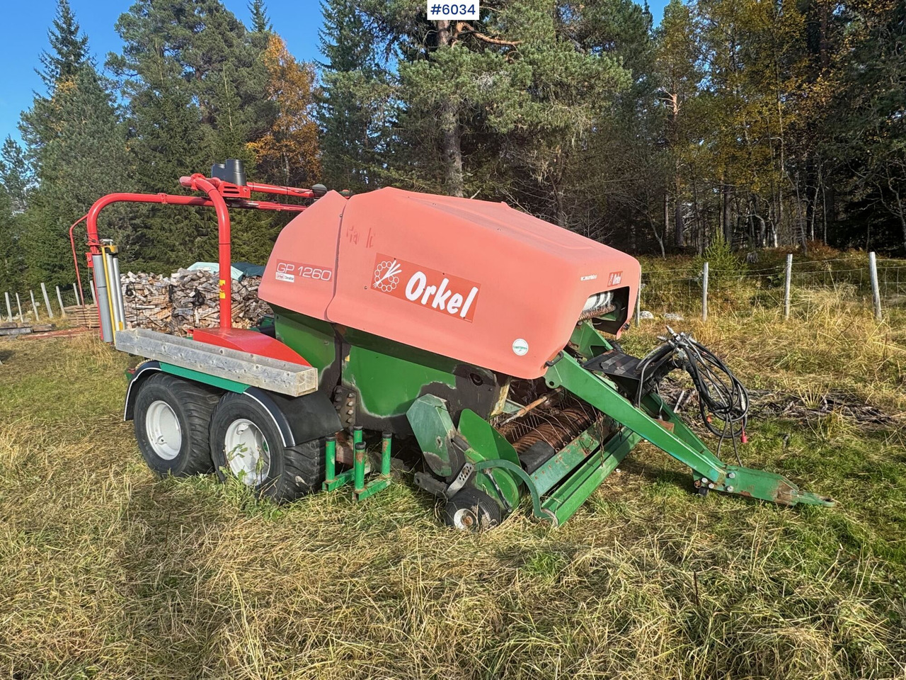 2008 Orkel 1260 round baler - معدات تيبيس التبن: صورة 3 2008 Orkel 1260 round baler - معدات تيبيس التبن: صورة 3