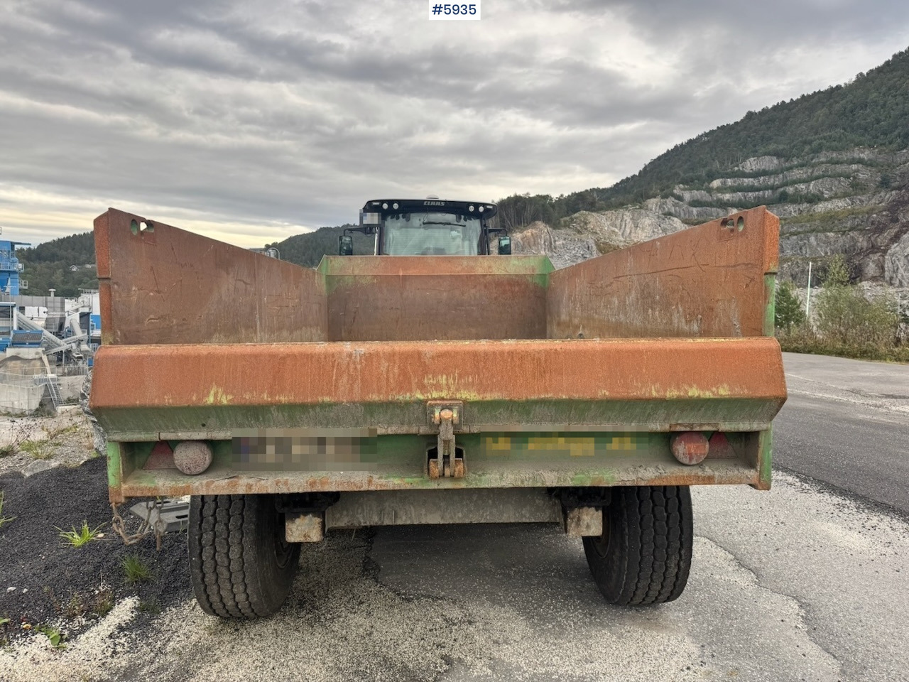 2011 Foss Eik Dumper Trailer. - مقطورة زراعية قلابة: صورة 4 2011 Foss Eik Dumper Trailer. - مقطورة زراعية قلابة: صورة 4