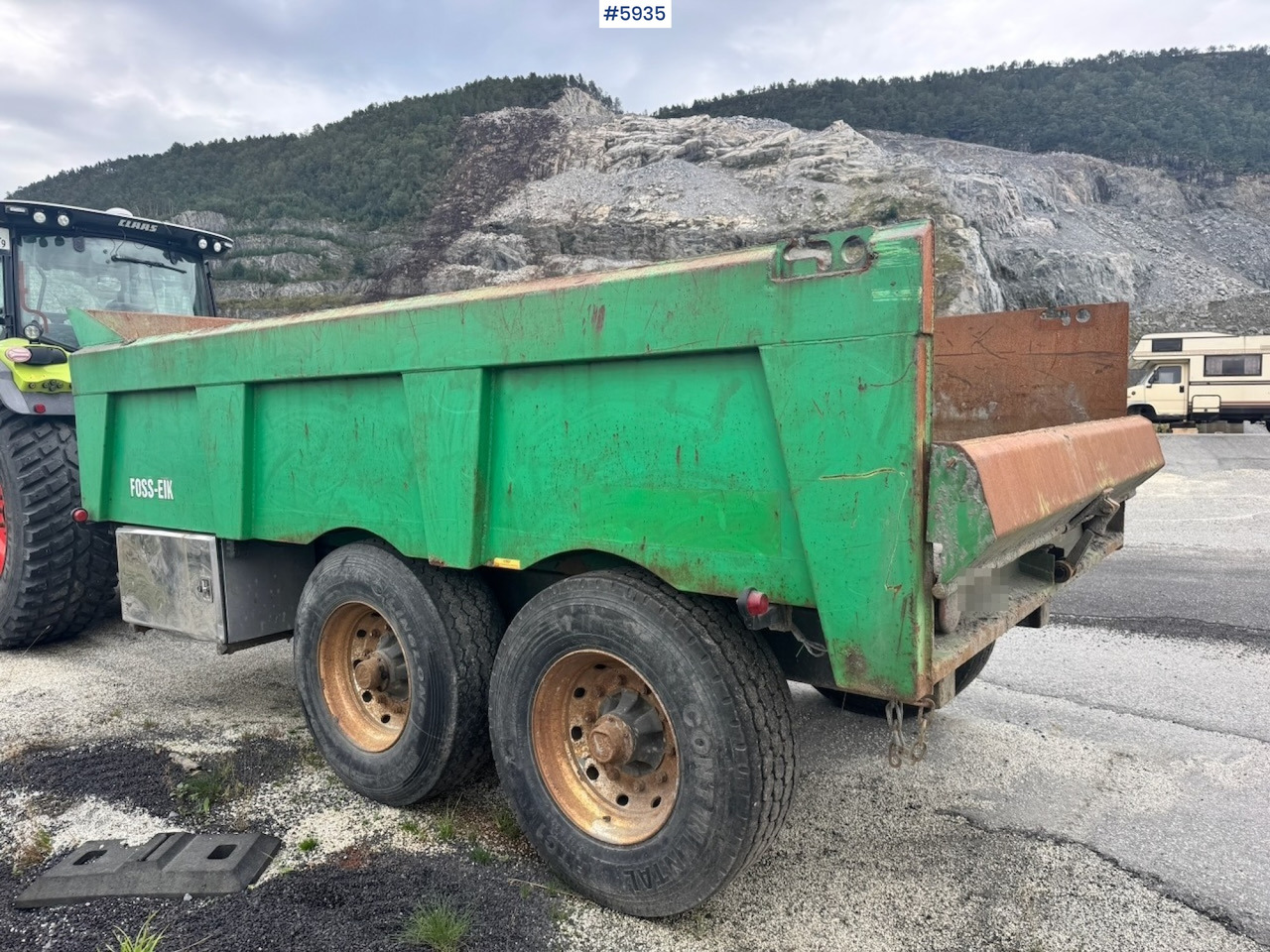2011 Foss Eik Dumper Trailer. - مقطورة زراعية قلابة: صورة 3 2011 Foss Eik Dumper Trailer. - مقطورة زراعية قلابة: صورة 3