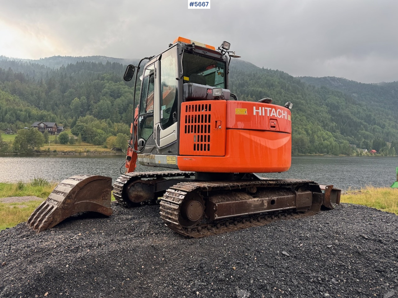 حفارة 2011 Hitachi ZX 85 US-3 w/rotor tilt and buckets: صورة 7