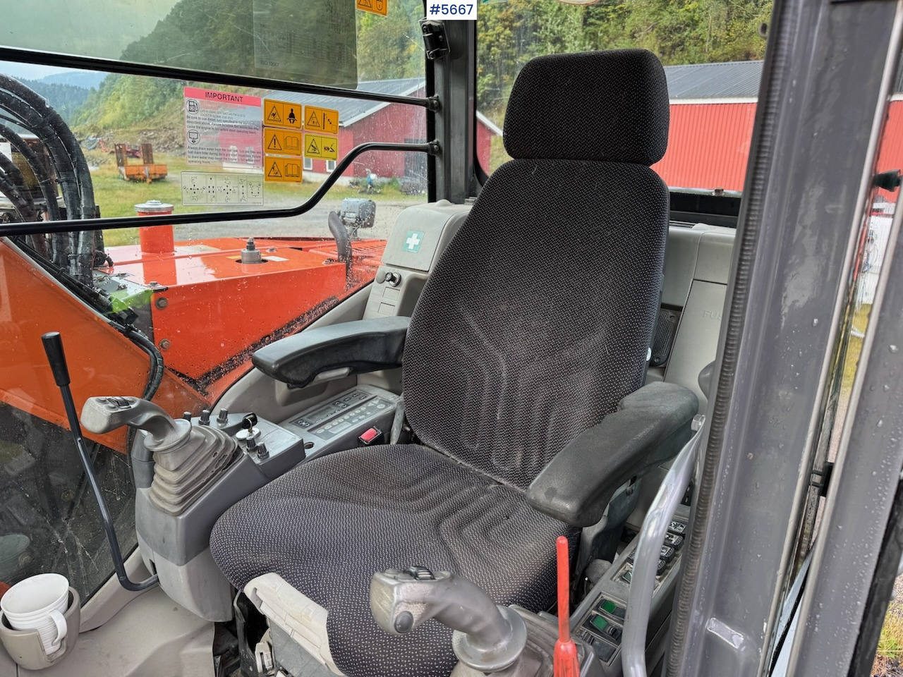 حفارة 2011 Hitachi ZX 85 US-3 w/rotor tilt and buckets: صورة 11