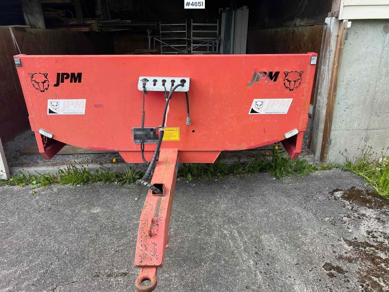 2012 2 axle JPM Machine trailer - مقطورة مسطحة منخفضة: صورة 5 2012 2 axle JPM Machine trailer - مقطورة مسطحة منخفضة: صورة 5