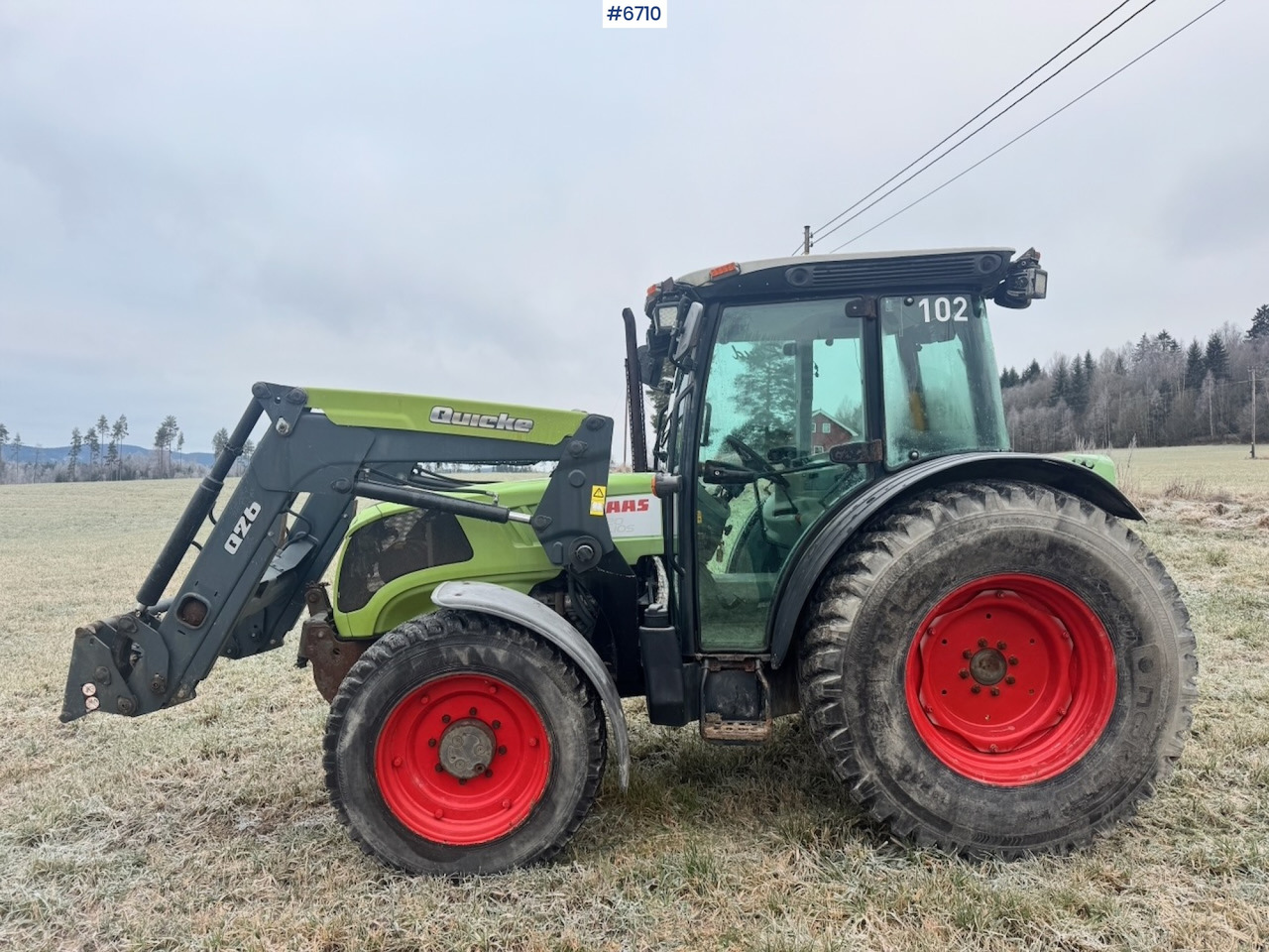 2012 Claas 220 Elios w/ Front loader. 3220 hours! - جرار: صورة 3 2012 Claas 220 Elios w/ Front loader. 3220 hours! - جرار: صورة 3