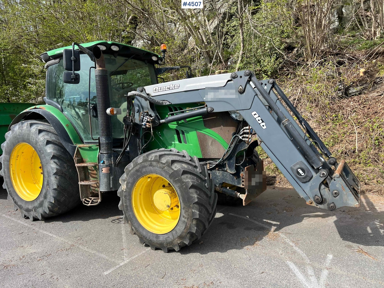 2012 John Deere 6140R w/ front loader and 2020 Foss-Eik 5.150 dump trailer - جرار: صورة 3 2012 John Deere 6140R w/ front loader and 2020 Foss-Eik 5.150 dump trailer - جرار: صورة 3