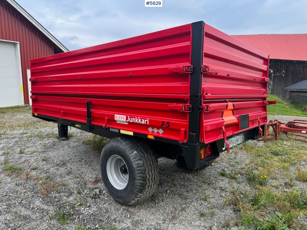 2012 Junkkari J5 - المقطورة الزراعية: صورة 3 2012 Junkkari J5 - المقطورة الزراعية: صورة 3