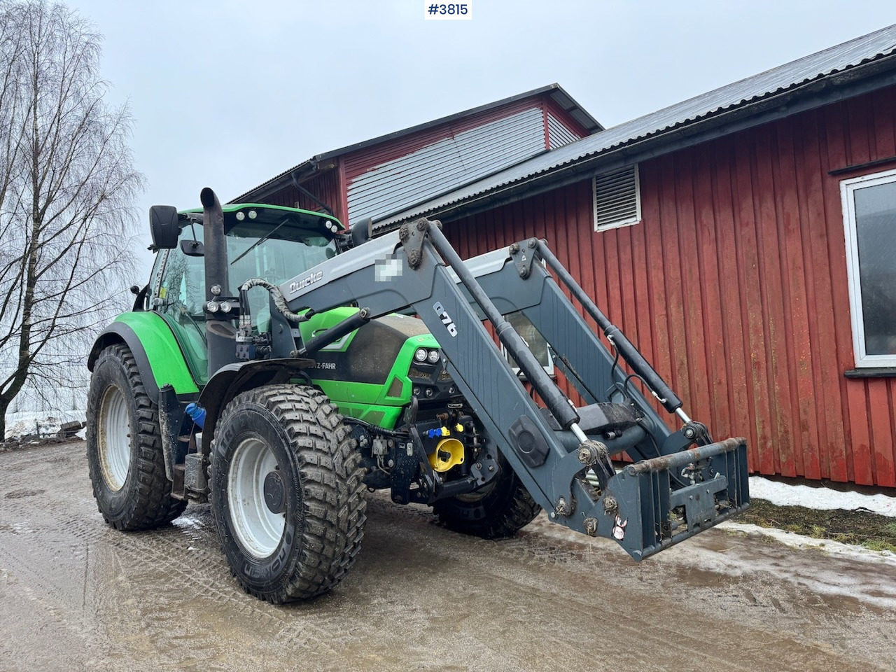 2015 Deutz-fahr 6190 Agrotron w/ Front loader, Front PTO and 2 sets of tires. - جرار: صورة 1 2015 Deutz-fahr 6190 Agrotron w/ Front loader, Front PTO and 2 sets of tires. - جرار: صورة 1