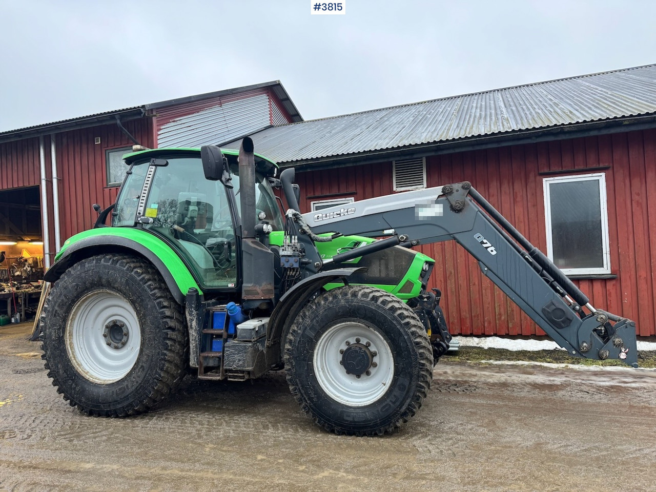 2015 Deutz-fahr 6190 Agrotron w/ Front loader, Front PTO and 2 sets of tires. - جرار: صورة 2 2015 Deutz-fahr 6190 Agrotron w/ Front loader, Front PTO and 2 sets of tires. - جرار: صورة 2