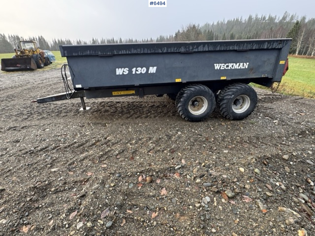 2016 Weckman WS130M dump trailer - مقطورة زراعية قلابة: صورة 1 2016 Weckman WS130M dump trailer - مقطورة زراعية قلابة: صورة 1