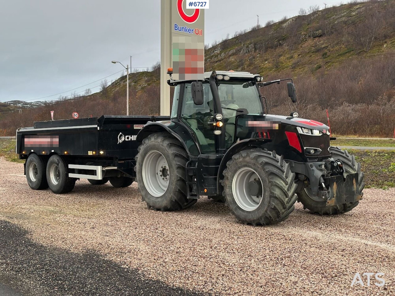 2020 Massey-Ferguson 7719 S 4x4 brøyterigget traktor m/ 2 sett dekk, snøfres og henger. SE VIDEO. - جرار: صورة 1 2020 Massey-Ferguson 7719 S 4x4 brøyterigget traktor m/ 2 sett dekk, snøfres og henger. SE VIDEO. - جرار: صورة 1