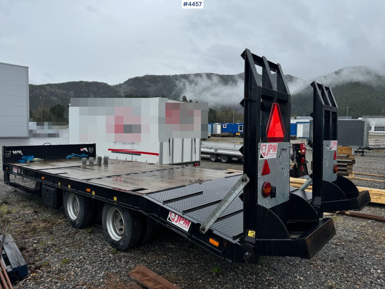 2021 JPM 19TLL Machine Trailer - مقطورة مسطحة منخفضة: صورة 3 2021 JPM 19TLL Machine Trailer - مقطورة مسطحة منخفضة: صورة 3