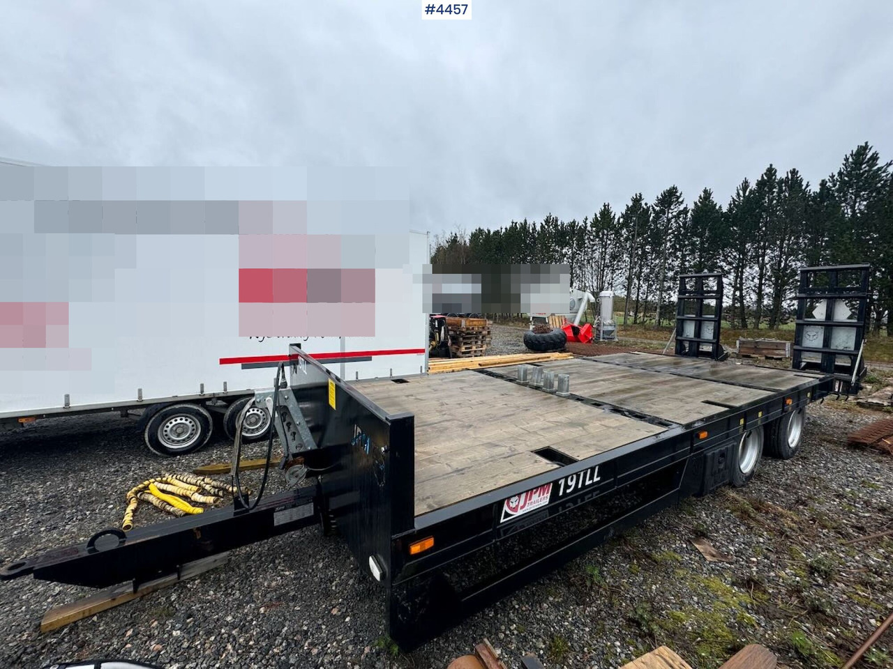 2021 JPM 19TLL Machine Trailer - مقطورة مسطحة منخفضة: صورة 5 2021 JPM 19TLL Machine Trailer - مقطورة مسطحة منخفضة: صورة 5