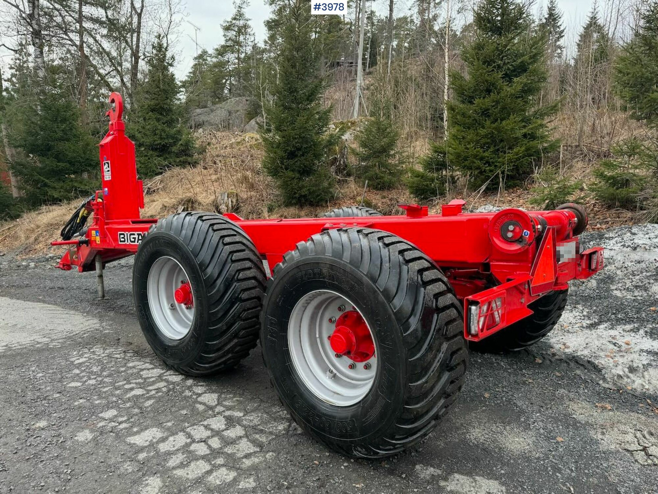 2022 Bigab 15-19 hook trailer - مقطورة مسطحة منخفضة: صورة 3 2022 Bigab 15-19 hook trailer - مقطورة مسطحة منخفضة: صورة 3